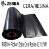 Zebra RIBBON4, Ribbon Zebra Cera/Resina 4.33x74M