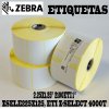 Zebra ZSELE225X125, Etiquetas Adesivas 2.25 x 1.25 pulg, 2100 Etiquetas de 1 pulg