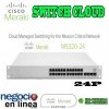 Cisco Meraki MS320-24-HW, MS320-24 L3 Cloud Managed 24 Port GigE Switch, 24 port gigabit Ethernet, 4  SFP+ for 10G uplink, non-shared, QoS de Voz y Video, Soporta Sistema de poder redundante Cisco RPS2300, Ruteo Dinmico OSPFv2 y Esttico, DHCP Relay