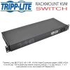 Tripp Lite B072-016-1-IP, KVM NetCommander USB VGA Cat5 de 16 puertos para instalar en 1U de rack, 1+1 usuarios con Acceso IP Remoto