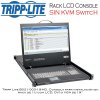Tripp Lite B021-000-19-HD, Consola para instalacin en rack de 1U con LCD, DVI o VGA de 19