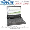 Tripp Lite B021-000-19-SH, Consola con LCD para  Instalacin en 1U de Rack de 19, Poca Profundidad, Cumple con el TAA